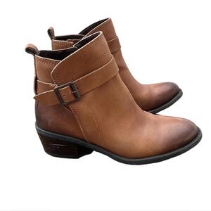 Vince Camuto Brown Leather Booties